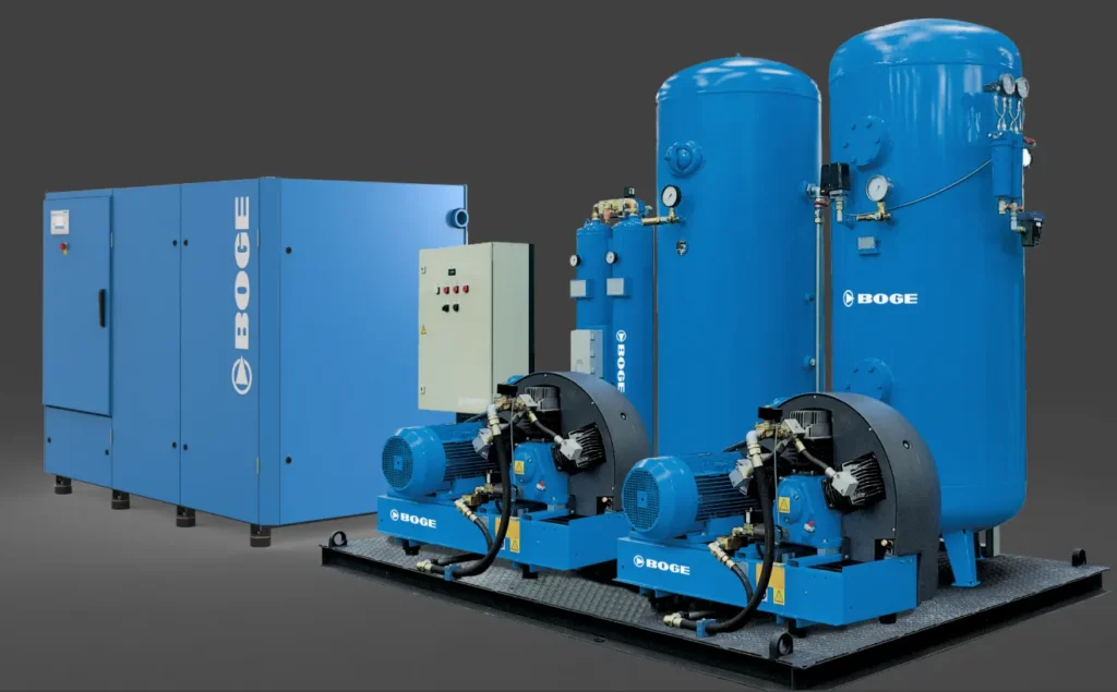 Mantenimiento de equipos industriales de aire comprimido